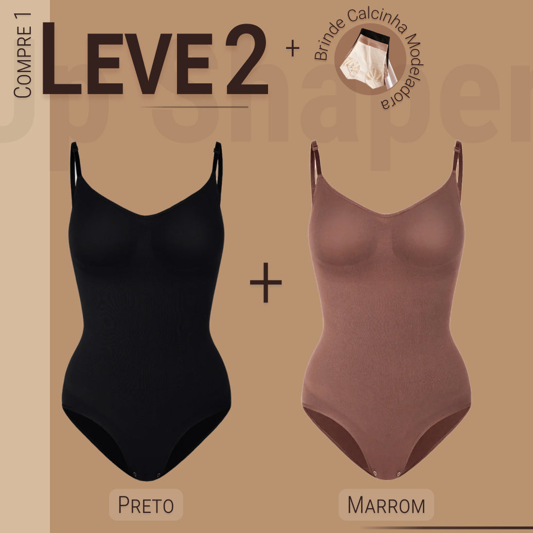 Body Modelador 3 em 1 Shaper - Pague 1 e Leve 2 + Brinde Exclusivo