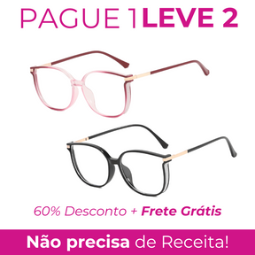 Pague 1 Leve 2 | Óculos Multifocal Diamond Life [Se Adapta Ao Seu Grau] + Brinde Capinha