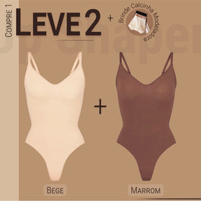 Body Modelador 3 em 1 Shaper - Pague 1 e Leve 2 + Brinde Exclusivo