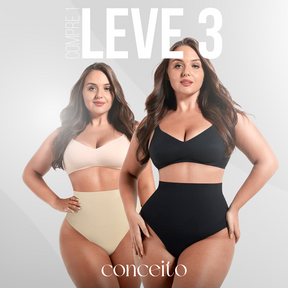 Calcinha Modeladora Slim Shape - Pague 1 e leve 3