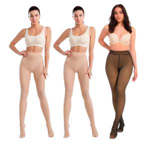 Kit 2 Meia Calça Indestrutível Vivari Slim  + Meia Calça Peluciada Fio 80