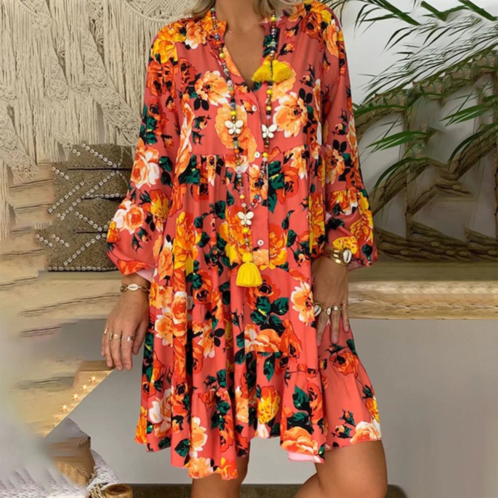 Vestido Curto de Floral