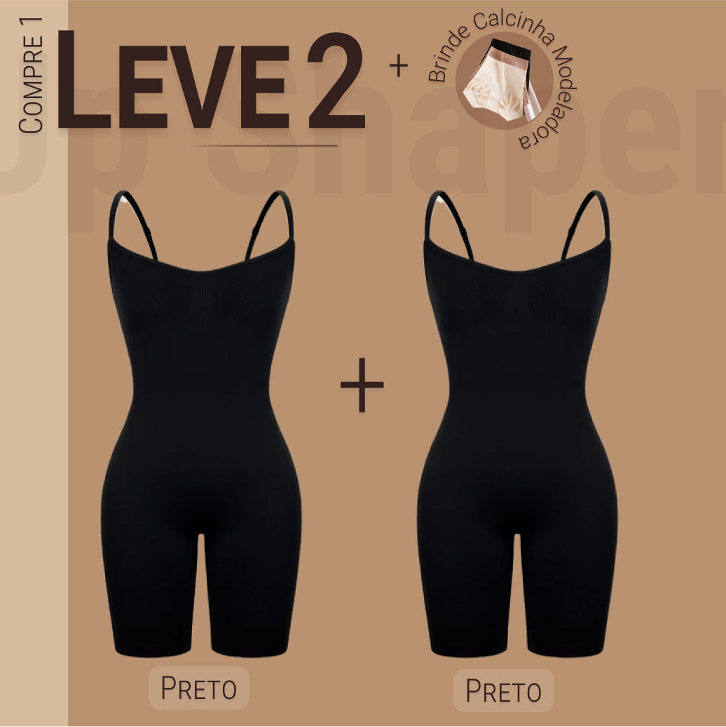 Body Modelador 3 em 1 Shaper - Pague 1 e Leve 2 + Brinde Exclusivo