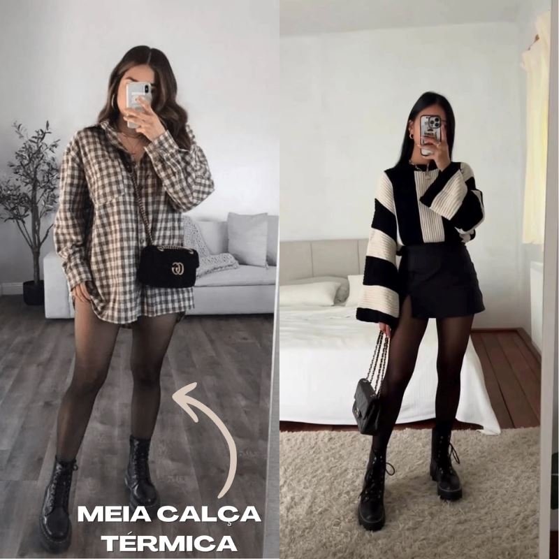 Meia Calça Peluciadas Fashion Hot - Compre 1 Leve 2