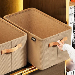 Organizador de Roupas Dobrável Luxe Box® (Compre 1 Leve 3) + Cabite Multifuncional de Brinde