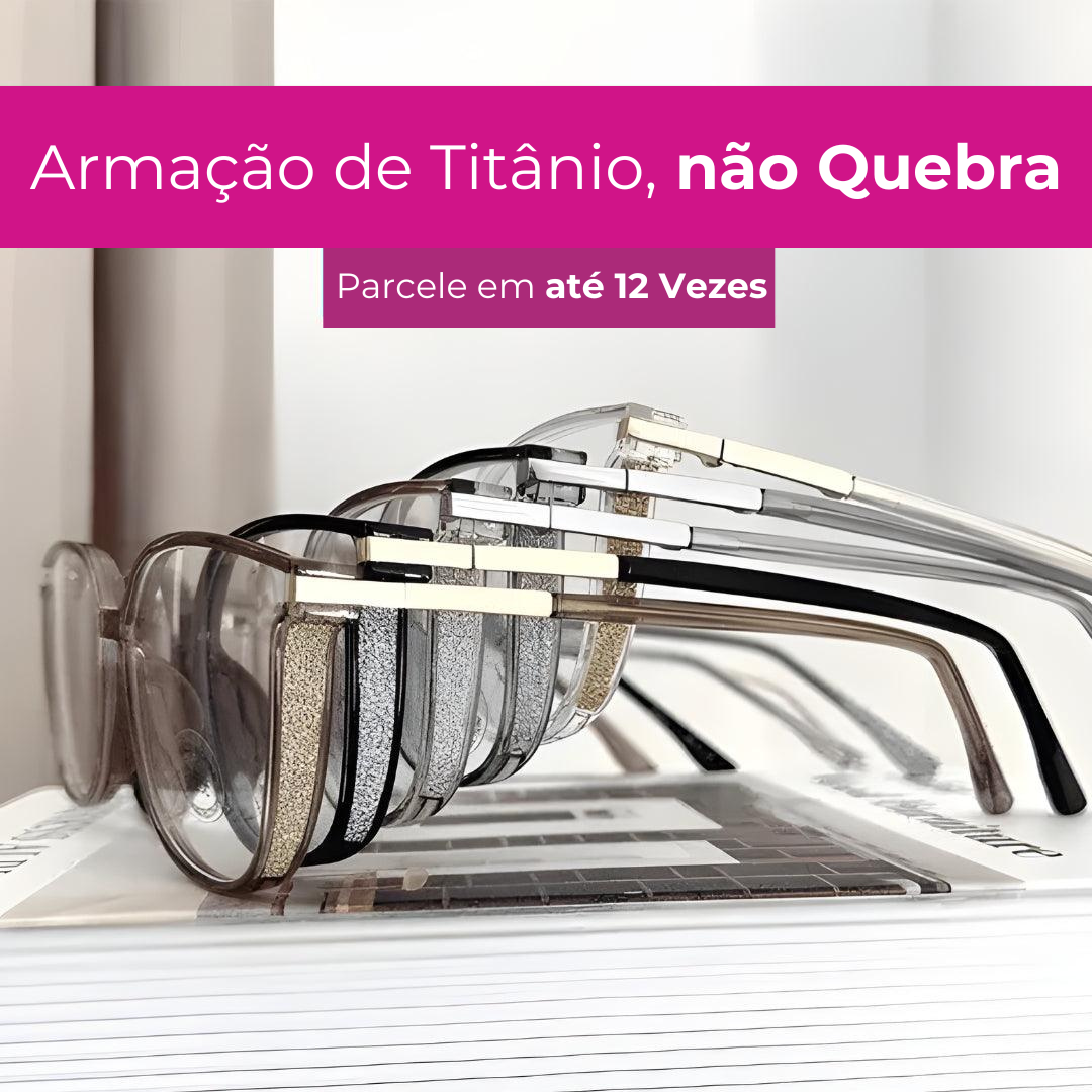 Pague 1 Leve 2 | Óculos Multifocal Diamond Life [Se Adapta Ao Seu Grau] + Brinde Capinha