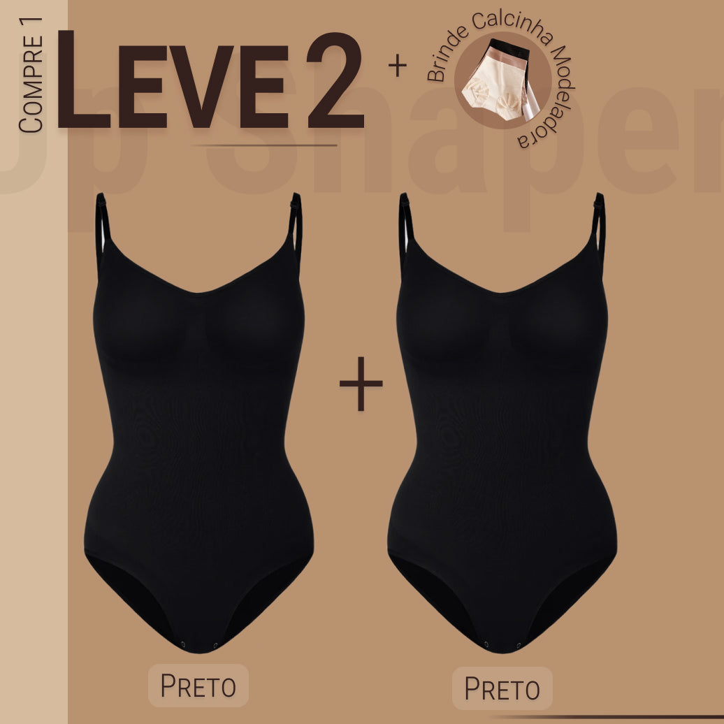 Body Modelador 3 em 1 Shaper - Pague 1 e Leve 2 + Brinde Exclusivo