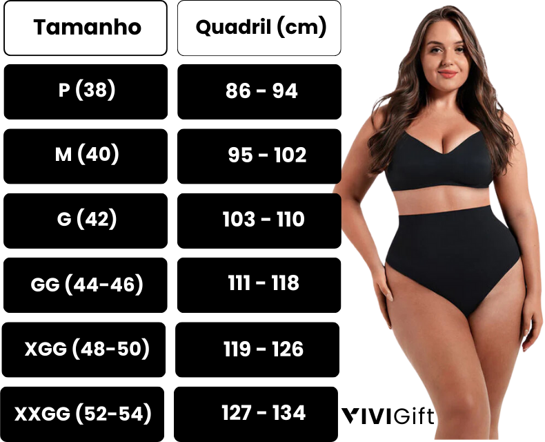 Calcinha Modeladora Slim Shape - Compre 1 e leve 3